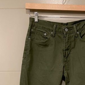 MENS Levi’s 511 Green Pants